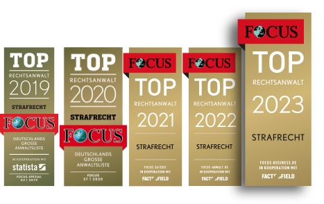 Focus-Siegel Top-Rechtsanwalt 2019 - 2023